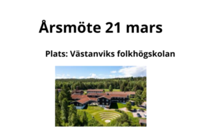 Årsmöte 21 mars